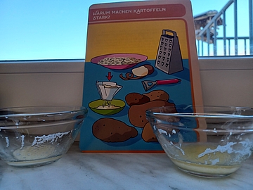 Wir kochen Pudding mit Kartoffelstärke